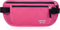 Travel Money Belt - Slim Passport Holder Travel Wallet with RFID Blocking Travel Pouch Undercover Fanny Pack for Women by AIKELIDA