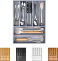 Kitchen Silverware Drawer Organizer and Storage Organizador Small De Cucharas y Tenedores Cubiertos Para Gavetas Cocina Para Gabinete Cajones Cocina Cajones Cocina Para Gabinete Hogar y Cocina Ofertas by Bellsal