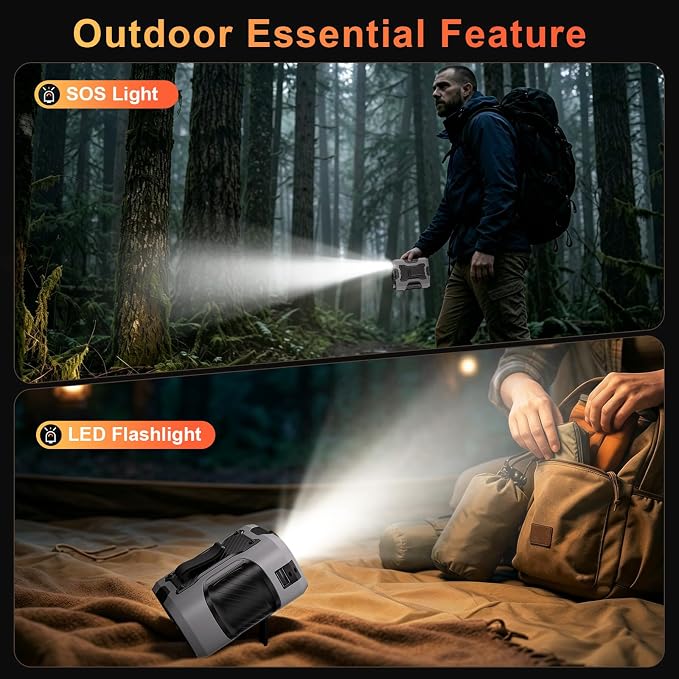 Portable Waist Fan Personal 14500mah 100 Speeds Clip On Shirt Fan Belt | Cooling Device Wearable Cool Body Blow Cold Air Rechargeable Pocket Mini Men Workers Outdoor Travel Hiking Gifts - Image 4