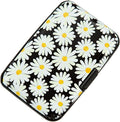 Credit Card Holder, Metal Card Wallet RFID Blocking Mini Slim Aluminum Business Hard Card Case for Women Men (Daisy) by Kaabao