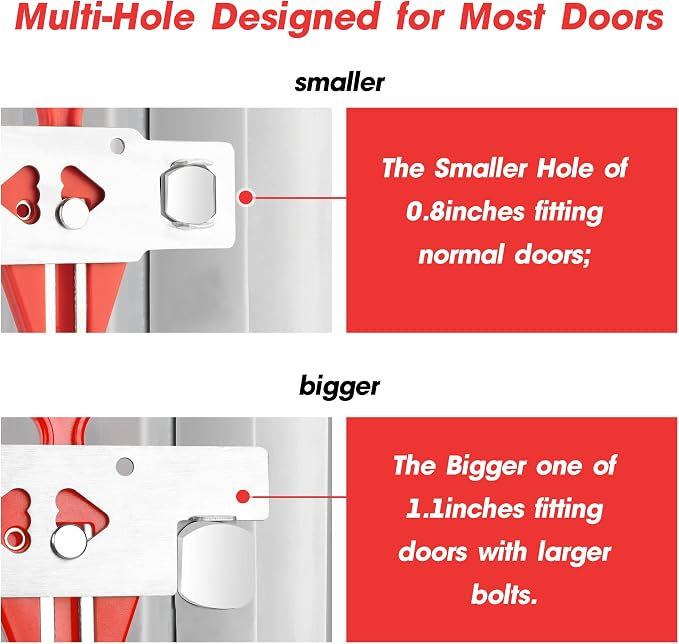 Portable Door Lock, Hotel Travel Door Lock Security for Home and Travel | Hotel Safety Device for Door Security, Portable Lock for Hotel Room, Apartment, College Dorm and Travel - Image 3