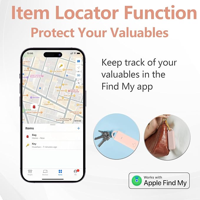 3-in-1 Personal Alarm with Apple Find My - 130dB Emergency Siren, LED Strobe Flashlight, GPS Tracker Keychain for Women, Kids, Seniors - Real-Time Location, iOS Only - Image 4