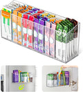 AIEVE Drink Packet Organizer, Mountable Water Packet Organization Holder with Adhesive & Magnetic Sticker, Pantry Organizers Kitchen Storage for Countertop Table Fridge Cabinet by Aieve