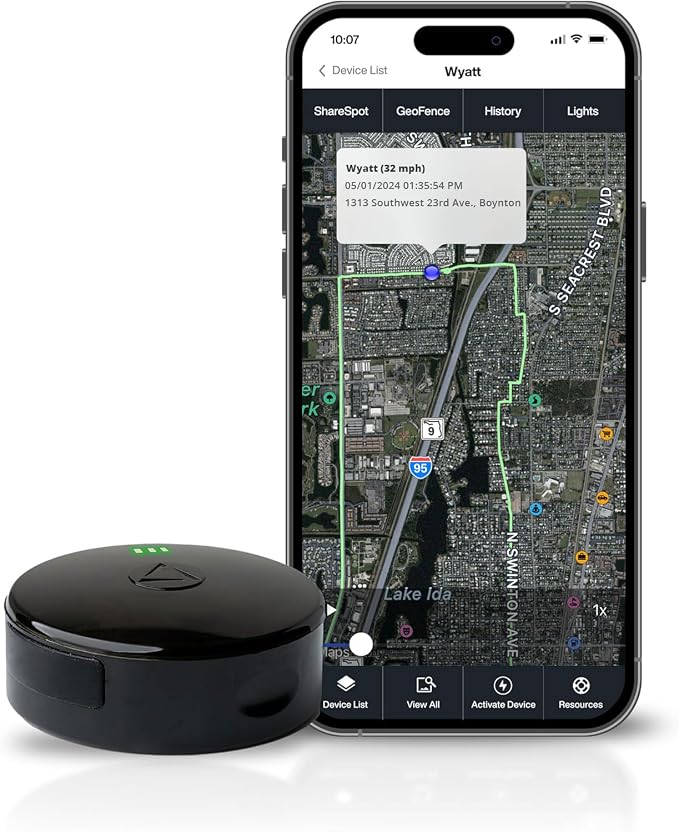 LandAirSea 54 GPS Tracker (Premium Edition) - Long Battery, Magnetic, & Waterproof. Global GPS Tracker for Vehicles. Made in the USA from Domestic & Imported Parts. Subscription is Required. by LandAirSeaSystems