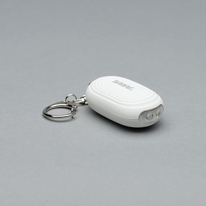 SABRE 2-in-1 Personal Alarm with LED Light, 130dB Personal Safety Siren, Snap Hook for Instant Access, 1,250 Foot (381 Meters) Range, Compact Design for Easy Attachment to Purse, Bag, or Keys - Image 8