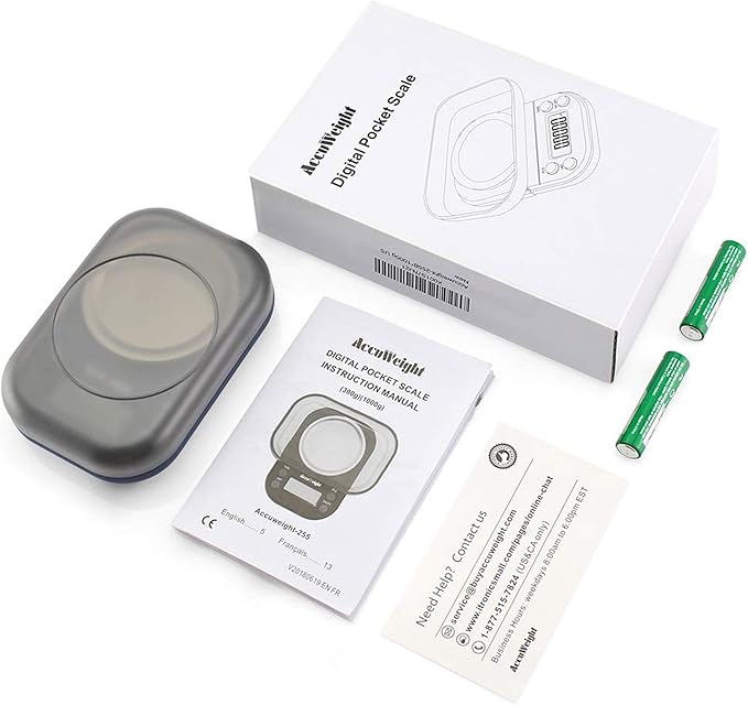 AccuWeight Digital Gram Scale with 300g/0.01g Small Pocket Coffee Scale with High Accuracy, Jewelry Scale with Tare and Calibration for Kitchen Food Scale - Image 6