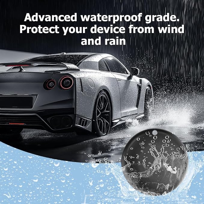 Mini GPS Tracker for Vehicles, No Month Fees, Bluetooth Tracker Tag | Magnetic Tracker for Car, IP67 Waterproof, 12 Months Battery Life, No Subscription, Tracking Tag for Cars Bikes Luggage - Image 4