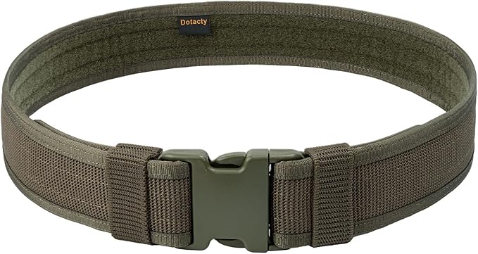 Security EMS EMT Firefighters Work Belt 2" Wide Camping Hiking Utility Tool Belt Airsoft Paintball Gear Holster Belt by Dotacty