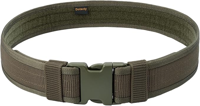 Security EMS EMT Firefighters Work Belt 2" Wide Camping Hiking Utility Tool Belt Airsoft Paintball Gear Holster Belt by Dotacty