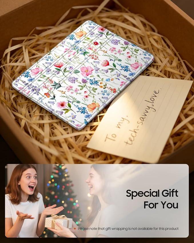 FINTIE Slim Minimalist Front Pocket Wallet RFID Blocking Credit Card Holder | Card Cases with ID Window for Men Women, flower fantasy - Image 8