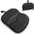 masteymoh Foldable Seat Cushion for Travel, Honeycomb Gel Cushion with Zipper & Handle, Portable Silicone Gel Seat Cushion for Cars, Honeycomb Butt Pillow 15.8 x 13.3 x 1.4 Inches (1 in Black) by masteymoh