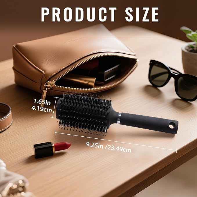 Diversion Safe Hair Brush Secret Safe Can, Hidden Storage for Money, Jewelry, Valuables, Secret Storage Box with Large Hidden Compartment for Travel or Home Use - Black - Image 4