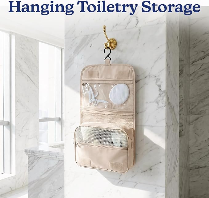 Vandel Compression Packing Cubes for Women, Set with Hanging Toiletry Bag | TSA Approved, Includes Laundry Bag, Compressible Carry On Suit Case Organizer Luggage Packing Cubes for Travel Organizer - Image 4
