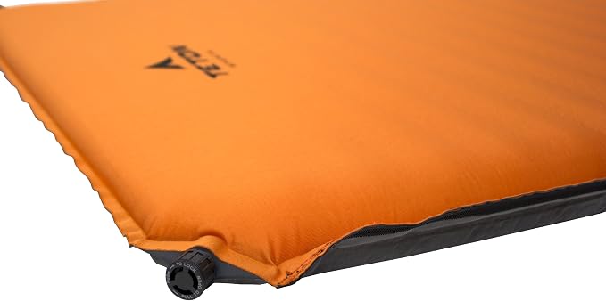 Teton Camping Seat Cushion; Stadium Seat; Office Chair; Car Pad; Inflatable, Orange - Image 9