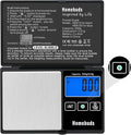 Homebuds 500g Digital Gram Scale High Precision in 0.01g with Level Bubble, Assured by Food Scale Professional Factory Since 2001, Pocket Scale for Lab, Kitchen, Coffee, Jewelry; 2*AAA, Black by Homebuds