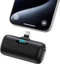 Mini Portable Charger USB C Power Bank,Upgraded 5000mAh PD Fast Charging Battery Pack Built-in USB-C Connector Travel Essential for iPhone17/17Pro/17Pro Max/Air/16 Plus/16Pro Max/15 Series,Android by HETP
