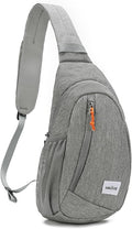 HALOVIE Anti Theft Crossbody Sling Bag RFID Travel Sling Backpack Lightweight Hiking Shoulder Chest Bag for Walking Work by HALOVIE