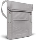 VENTURE 4TH Travel Neck Wallet, RFID Blocking Passport Holder -Sleek Silver by VENTURE4TH