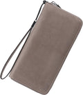 Small Compact Women Wallet RFID Blocking Genuine Leather Bifold Purse with ID Windows by Lavemi