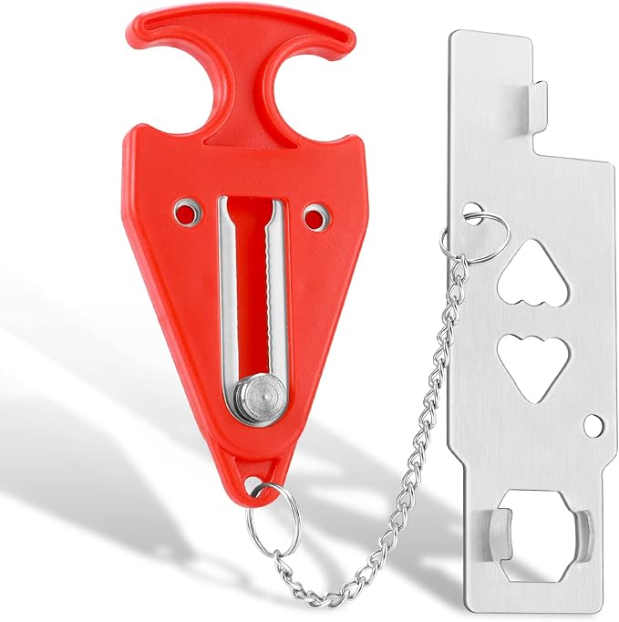 Portable Door Lock, Hotel Travel Door Lock Security for Home and Travel | Hotel Safety Device for Door Security, Portable Lock for Hotel Room, Apartment, College Dorm and Travel by AceMining