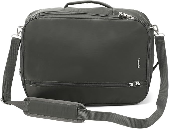 Securtex® Classic Anti-Theft Convertible Travel Backpack - 11x17” Carry-On, Fits 16” Laptop, Locking Zippers, Expandable | Locking zippers - Image 7