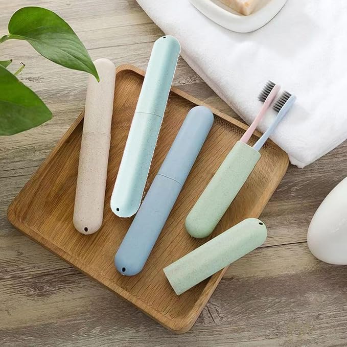 3Pcs Travel Soap Case and 3Pcs Toothbrush Travel Case Set,Leakproof Soap Dish with Lid Portable Toothbrush Holder for Traveling, Camping, Bathroom- Waterproof Drawstring Bag for Boot Backpack - Image 7