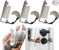 Portable Door Lock for Travel Door Lock College Dorm Lock Hotel Room Security Devices Apartment Jammer Additional Safety for Traveling Home College (3) by GINFH