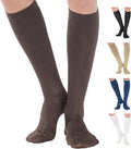 ABSOLUTE SUPPORT Cotton Knee High Compression Hose 20-30mmHg | Made in USA opaque dress socks, men & women, for varicose veins, circulation, swelling, pregnancy, leg pain, travel, A105 by AbsoluteSupportCompressionSocks