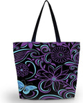 Beach Tote Bags Travel Totes Bag Shopping Zippered Tote for Women Foldable Waterproof Overnight Handbag by newplenty