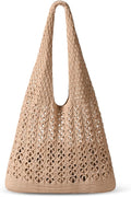 Sightor Crochet Tote Bag, Mesh Beach Bag Knit Summer Hobo Bag for Women | Beach Tote bag Vacation Outfits Aesthetic Boho Bag by Sightor