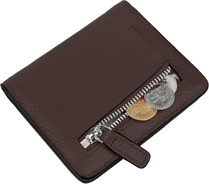 Small Leather Wallet for Women, Ladies Credit Card Holder RFID Blocking Women's Mini Bifold Pocket Purse - Image 6