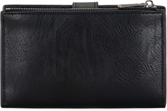 Wrangler Wallet for Women Bifold Card Holder with Zipper and ID Window - Image 4