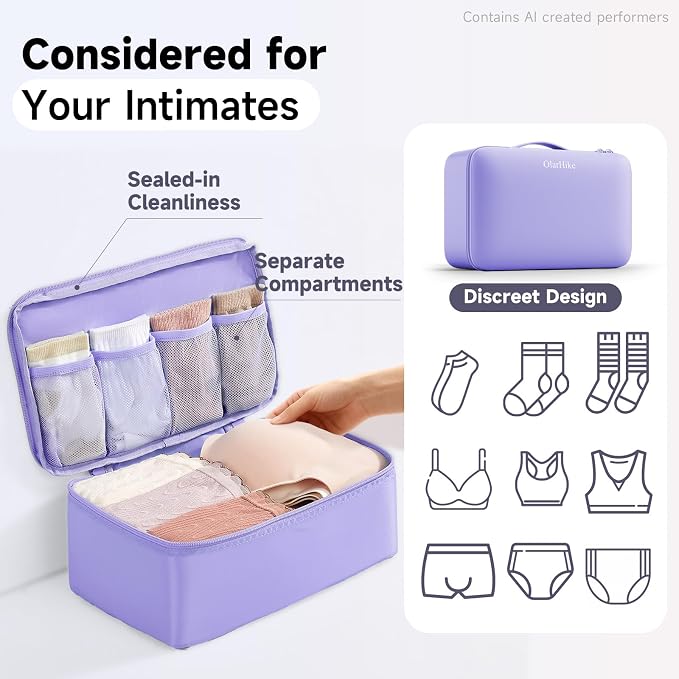 9 Set Packing Cubes for Travel, Gifts for Women Mom,Anti-Tearing Suitcase Organizer,OlarHike Vacation Essentials & Accessories for Cruise Ship - Image 5