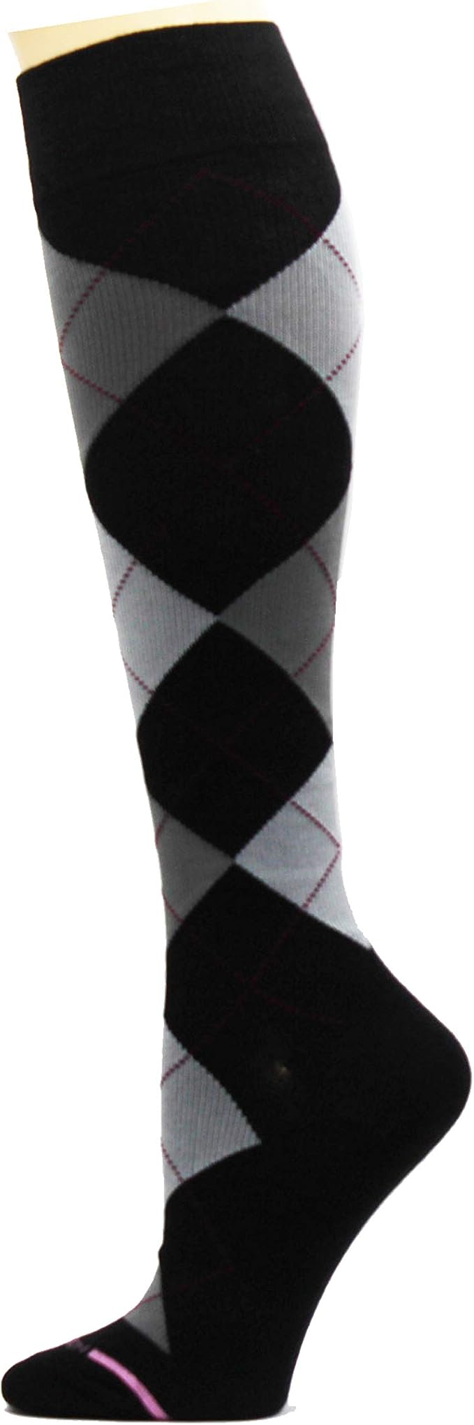 Dr. Motion 4 Pairs Therapeutic Graduated Compression Women's Knee-hi Socks - Image 2