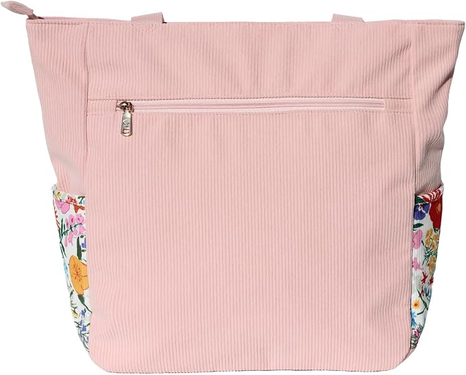 ESVAN Original Floral Water Resistant Large Tote Bag Shoulder Bag for Gym Beach Travel Daily Bags Upgraded - Image 5