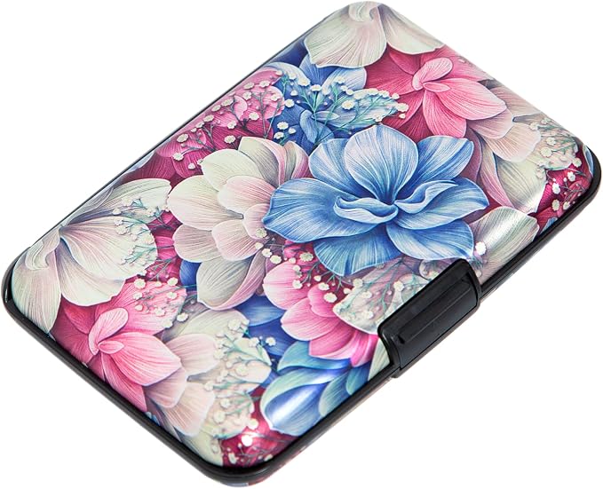Credit Card Holder Small RFID Blocking Wallet Business Metal Slim Mini Aluminum Hard Case for Women Men by Kaabao