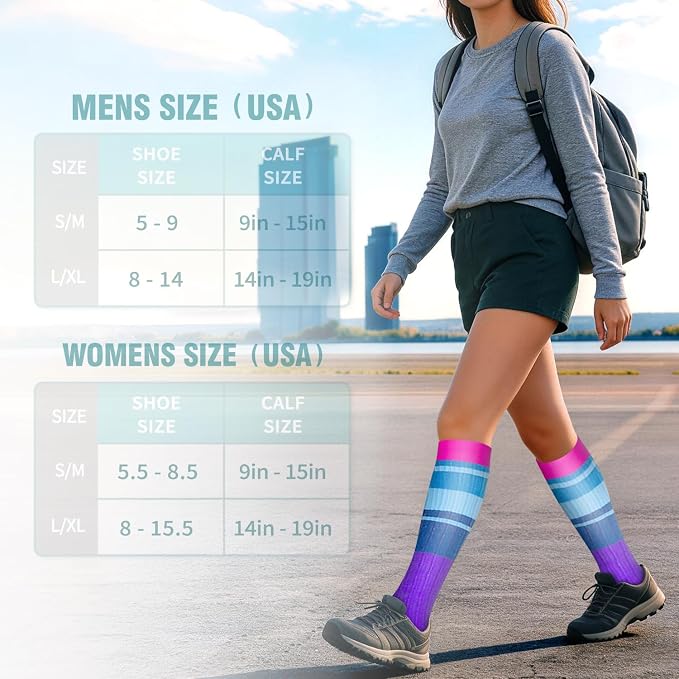 Copper Compression Socks for Women & Men (6 pairs) - Best Support for Nurses, Running, Hiking, Recovery - Image 6