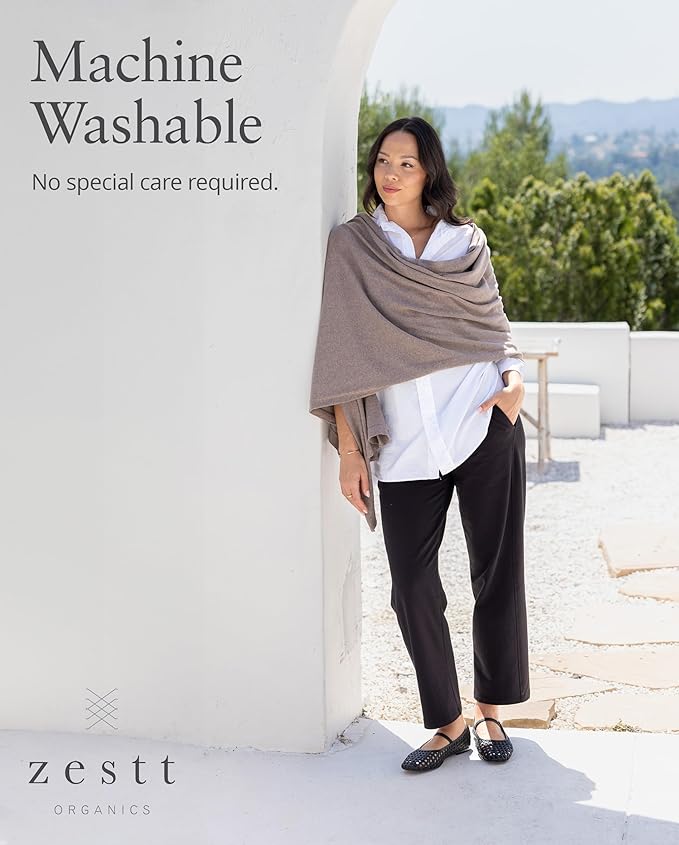 Dreamsoft Travel Scarf, Wrap and Shawl for Women, Organic Cotton - Image 6