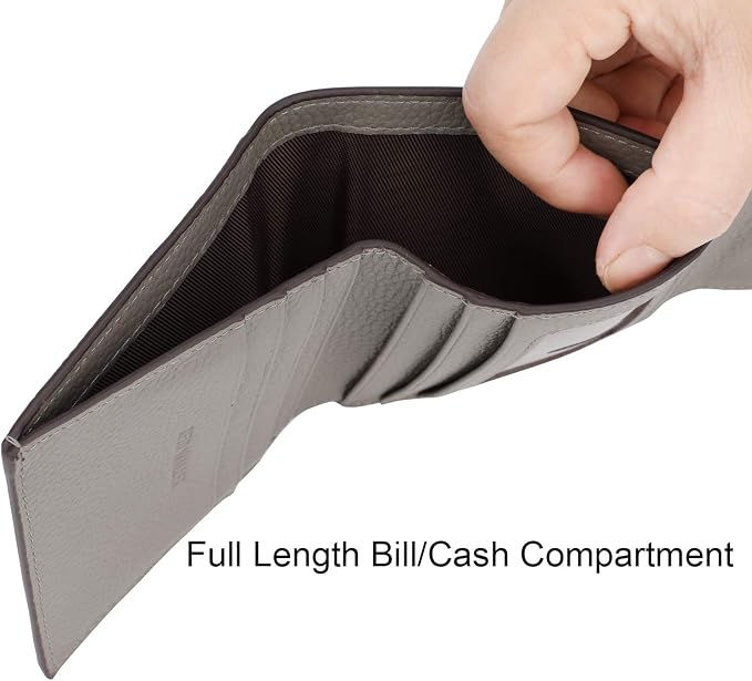 Ultra Thin Small Compact Leather Womens Girls Wallets RFID Blocking Credit Card Holder for Women - Image 5