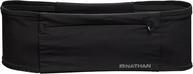 Nathan Zipster Max Running Belt, Running Belts for Women and Men, Bounce-Free Waist Pack with Extra Large Zipper Pocket, Smartphone Storage, Walking, Gym, Hiking by NATHANSPORTS