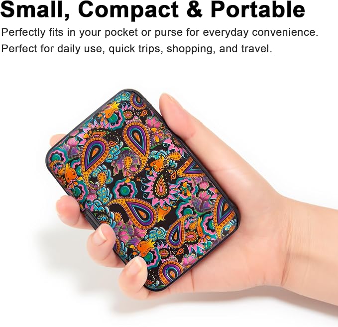 Credit Card Holder Small RFID Blocking Wallet Business Metal Slim Mini Aluminum Hard Case for Women Men - Image 3