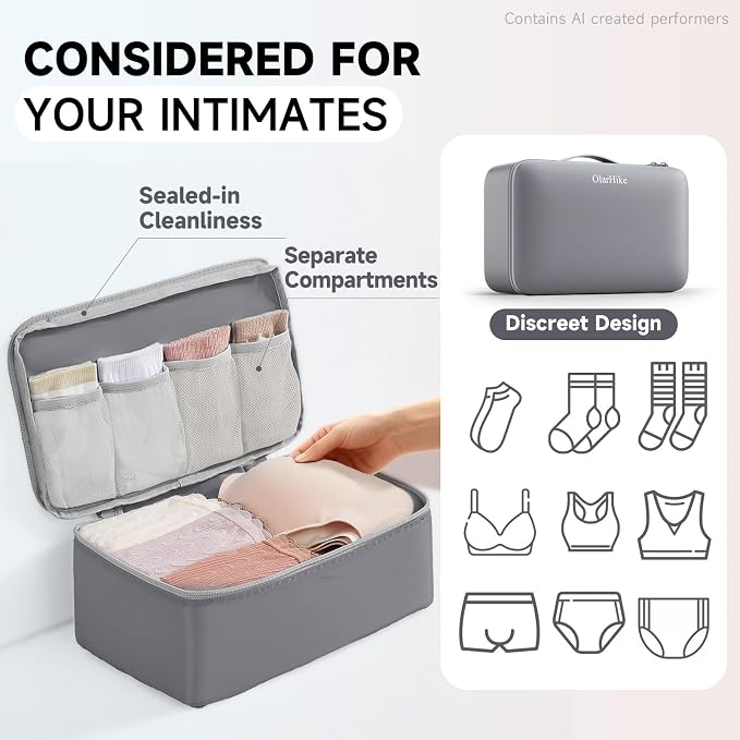 OlarHike 11 Set Packing Cubes for Travel,Gifts for Women Mom,Anti-Tearing Suitcase Organizer,with Over 1000 pcs Mesh Holes,Vacation Essentials & Accessories for Cruise Ship - Image 5