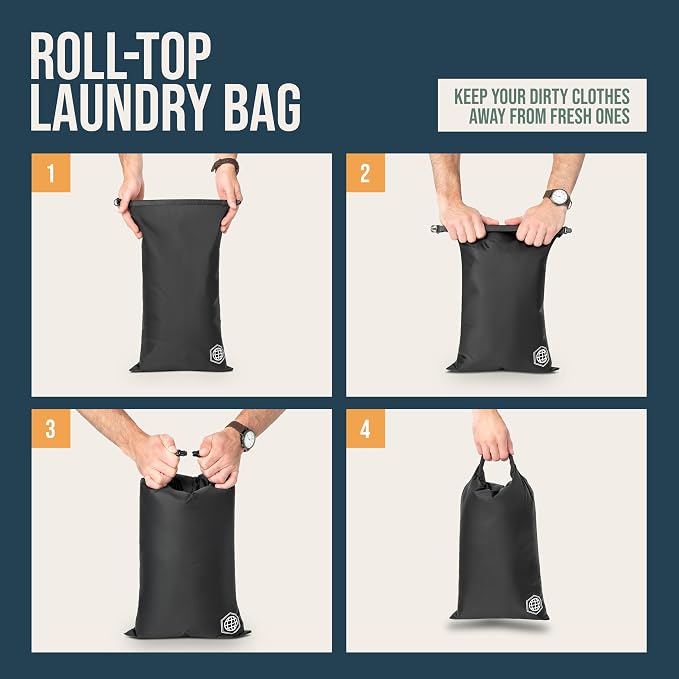 TRIPPED Travel Gear Compression Packing Cubes for Carry-On Travel 6-Pack | Ultralight Ripstop Packing Cubes with Compression Zippers for Organized Carry-On Luggage, Backpack, and Travel Packing - Image 6
