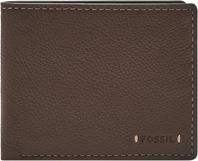 Fossil Carson Leather Bifold Wallet for Men with Flip ID by FossilWatches
