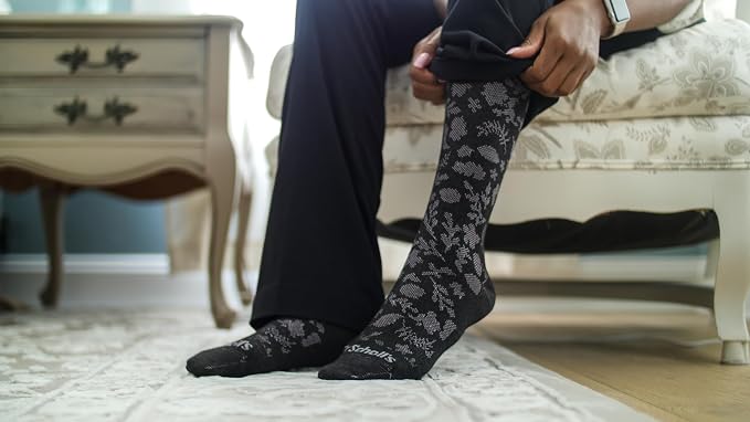 Dr. Scholl's womens Graduated Compression Knee High Socks - Comfort and Fatigue Relief - Mild 8-15 Mmhg - Image 2