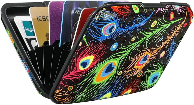 RFID Aluminum Wallet Credit Card Protector Case Holder for Men Women | Mini RFID Aluminum Wallet Credit Cards Holder Business Card Case Metal ID Case for Men Women - Image 6