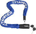 Titanker Bike Chain Lock with Keys, 3.3 Feet Security Heavy Duty Anti-Theft Bicycle Chain Locks for Bike, Motorcycle, Bicycle, Door, Gate, Fence, Grill (6mm, 8mm, 10mm Thick Chain) by Titanker