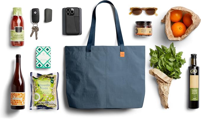 Bellroy Market Tote, Shoulder Shopping Bag - BlueSteel | 15L tote shoulder shopping bag for groceries, errands and everyday carry - Image 7