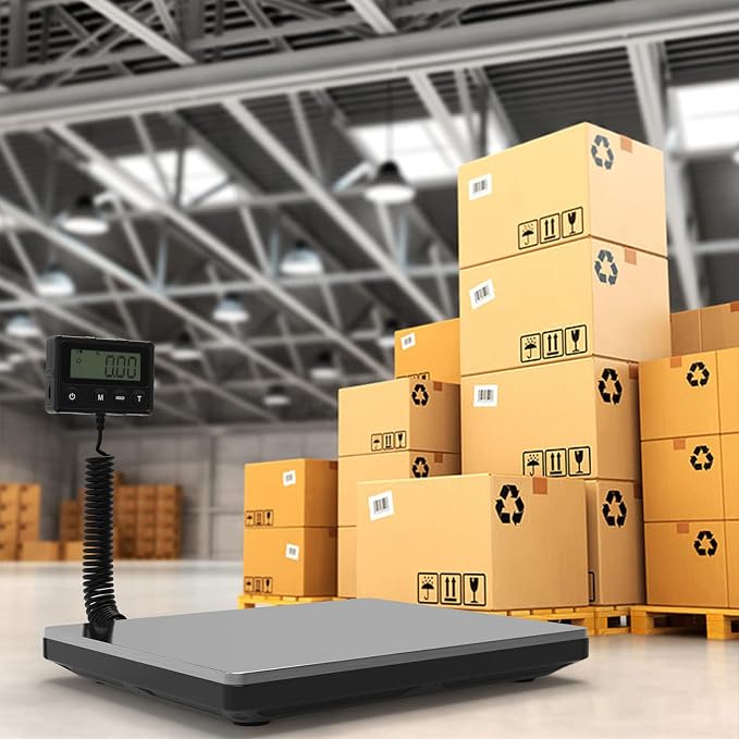 Shipping Scale 440lb, Digital Postal Scale with Hold and Tare Funtion | Postage Scale for Packages Luggage Post Office Warehouse, Battery and Tape-c Power - Image 8