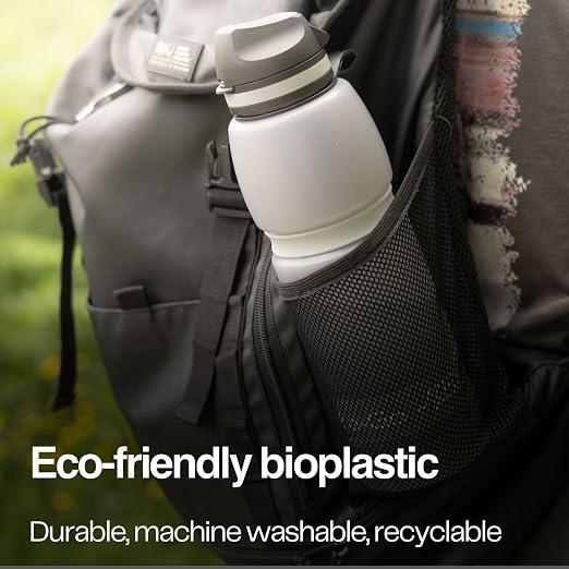 Water-to-Go Water Filter Bottle, 1 Liter, Jet Black | For Hiking Camping and Survival, Filters Viruses, Eco-Friendly Bioplastic, New Leak-Proof Lid - Image 7